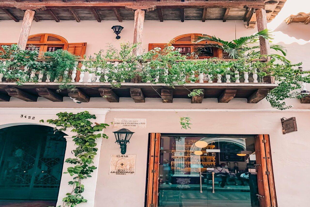 Hotel Boutique Casa Del Arzobispado Cartagena Eksteriør bilde