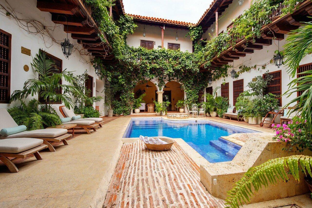 Hotel Boutique Casa Del Arzobispado Cartagena Eksteriør bilde