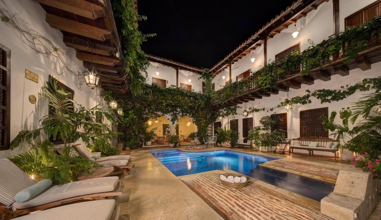 Hotel Boutique Casa Del Arzobispado Cartagena Eksteriør bilde