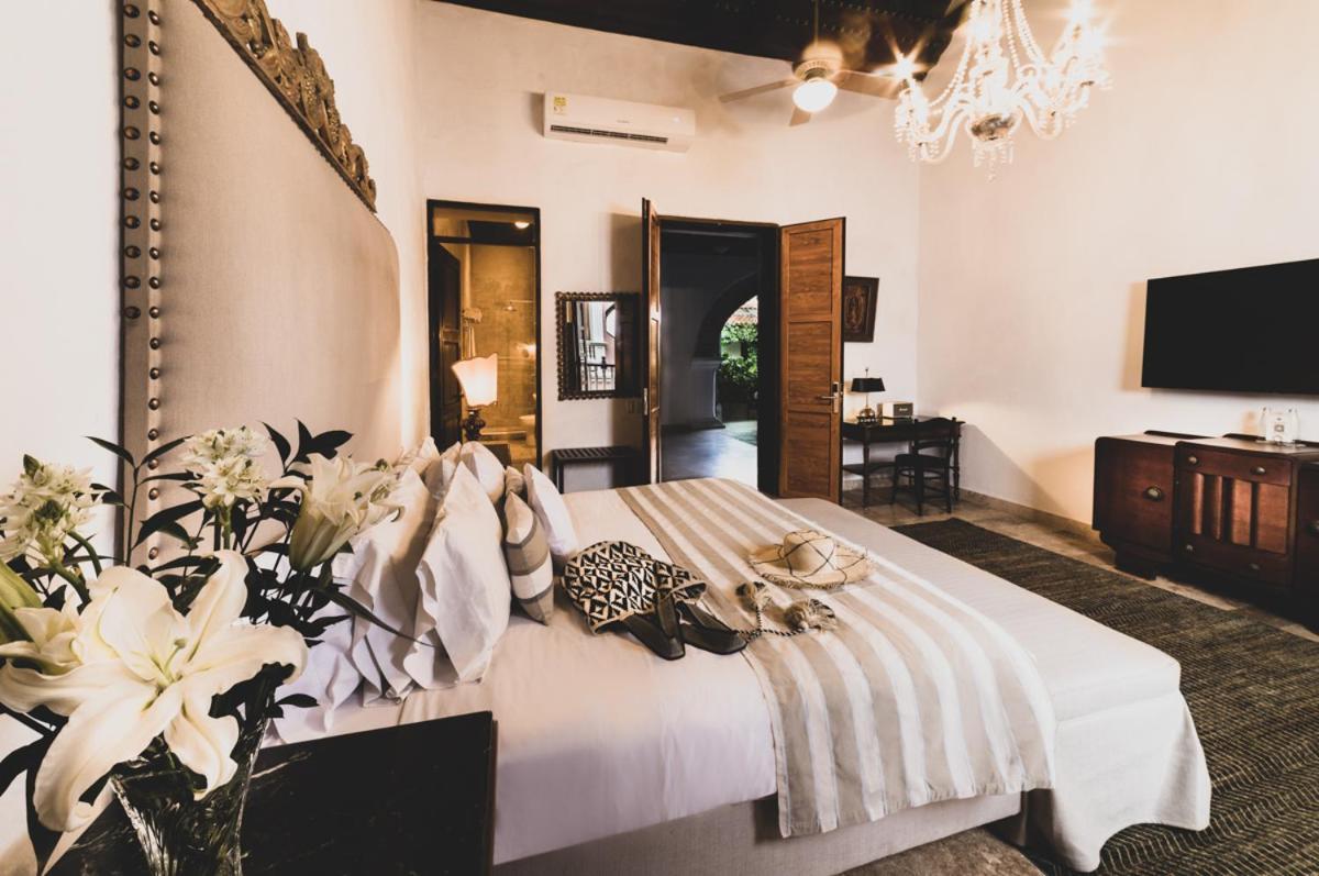 Hotel Boutique Casa Del Arzobispado Cartagena Eksteriør bilde