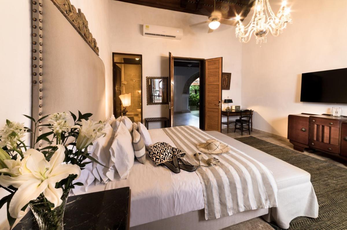 Hotel Boutique Casa Del Arzobispado Cartagena Eksteriør bilde